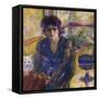 Portrait of Mrs Cragnolini Fanna-Umberto Boccioni-Framed Stretched Canvas