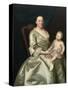 Portrait of Mrs Daniel Rea and Child, 1757-John Singleton Copley-Stretched Canvas