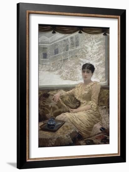 Portrait of Mrs. De Nittis, 1882-Giuseppe De Nittis-Framed Giclee Print