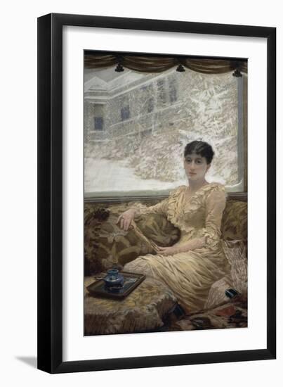 Portrait of Mrs. De Nittis, 1882-Giuseppe De Nittis-Framed Giclee Print