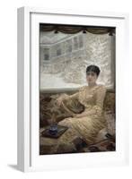 Portrait of Mrs. De Nittis, 1882-Giuseppe De Nittis-Framed Giclee Print