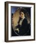 Portrait of Mrs Deschamps, 1875-Tranquillo Cremona-Framed Giclee Print