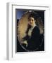 Portrait of Mrs Deschamps, 1875-Tranquillo Cremona-Framed Giclee Print