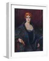 'Portrait of Mrs. Elinor Glyn', 1912-Philip A de Laszlo-Framed Giclee Print