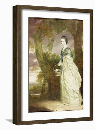 Portrait of Mrs Elizabeth Riddell, 1763-Sir Joshua Reynolds-Framed Giclee Print