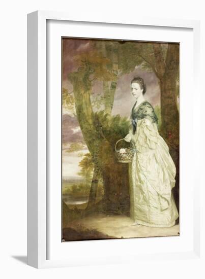 Portrait of Mrs Elizabeth Riddell, 1763-Sir Joshua Reynolds-Framed Giclee Print