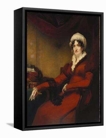 Portrait of Mrs Elizabeth Stewart Richardson-Sir Henry Raeburn-Framed Stretched Canvas