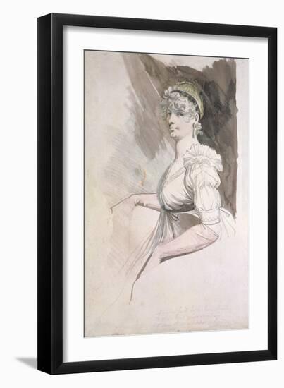 Portrait of Mrs Fuseli, C.1798-Henry Fuseli-Framed Premium Giclee Print