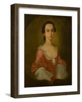 Portrait of Mrs. Gardner Greene, 1770-Jeremiah Theus-Framed Giclee Print