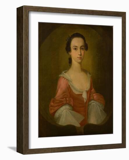 Portrait of Mrs. Gardner Greene, 1770-Jeremiah Theus-Framed Giclee Print