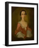 Portrait of Mrs. Gardner Greene, 1770-Jeremiah Theus-Framed Giclee Print