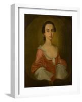 Portrait of Mrs. Gardner Greene, 1770-Jeremiah Theus-Framed Giclee Print