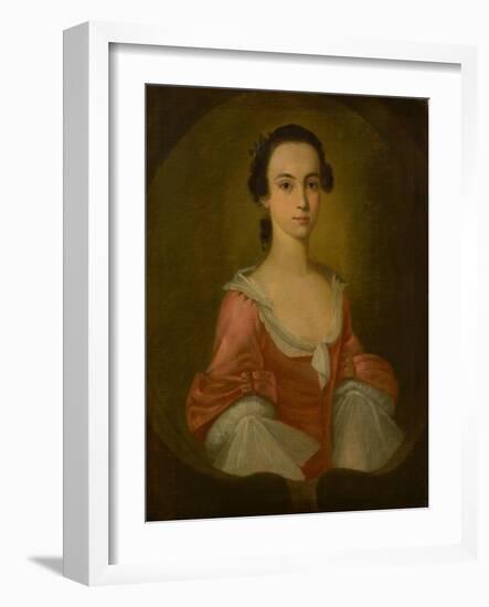 Portrait of Mrs. Gardner Greene, 1770-Jeremiah Theus-Framed Giclee Print