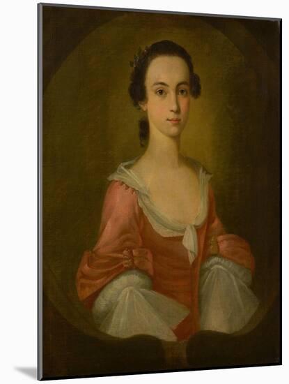 Portrait of Mrs. Gardner Greene, 1770-Jeremiah Theus-Mounted Giclee Print