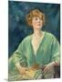 Portrait of Mrs Gribble-Augustus Edwin John-Mounted Giclee Print