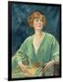 Portrait of Mrs Gribble-Augustus Edwin John-Framed Giclee Print