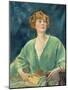 Portrait of Mrs Gribble-Augustus Edwin John-Mounted Giclee Print