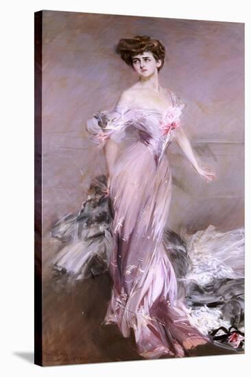 Portrait of Mrs. Howard-Johnston, 1906-Giovanni Boldini-Stretched Canvas