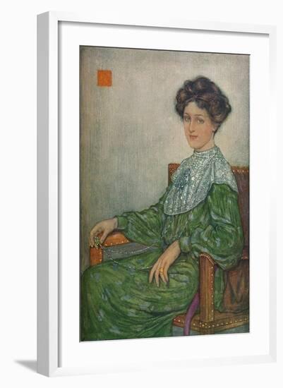 Portrait of Mrs. J. Maltwood, c1892-1906, (1906-7)-Nicolaas Wilhelm Jungmann-Framed Giclee Print