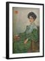 Portrait of Mrs. J. Maltwood, c1892-1906, (1906-7)-Nicolaas Wilhelm Jungmann-Framed Giclee Print