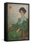 Portrait of Mrs. J. Maltwood, c1892-1906, (1906-7)-Nicolaas Wilhelm Jungmann-Framed Stretched Canvas