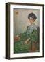 Portrait of Mrs. J. Maltwood, c1892-1906, (1906-7)-Nicolaas Wilhelm Jungmann-Framed Giclee Print