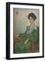 Portrait of Mrs. J. Maltwood, c1892-1906, (1906-7)-Nicolaas Wilhelm Jungmann-Framed Giclee Print