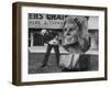 Portrait of Mrs. John Kennedy Made by Ken Kaiser with a Chain Saw-Grey Villet-Framed Photographic Print