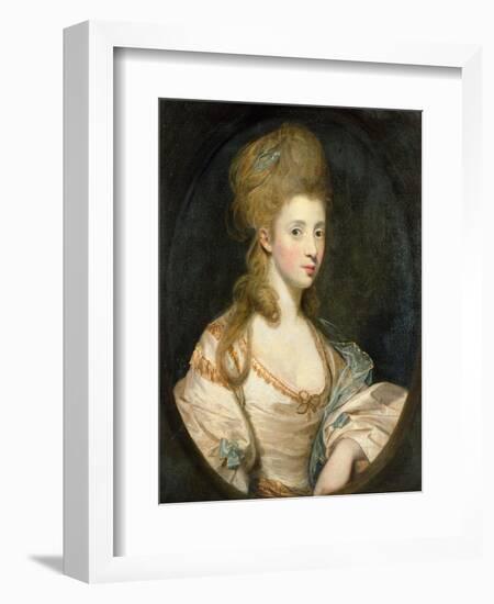 Portrait of Mrs. John Musters C.1777-80-Sir Joshua Reynolds-Framed Giclee Print