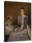 Portrait of Mrs. Joseph Chamberlain (1864-1957), 1891 (Oil on Canvas)-John Everett Millais-Stretched Canvas
