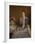 Portrait of Mrs. Joseph Chamberlain (1864-1957), 1891 (Oil on Canvas)-John Everett Millais-Framed Giclee Print