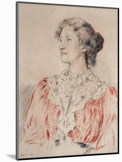Portrait of Mrs. Limond, 1899-Augustus Edwin John-Mounted Giclee Print