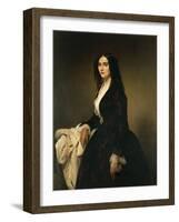 Portrait of Mrs Matilde Juva Branca-Francesco Hayez-Framed Giclee Print