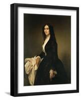 Portrait of Mrs Matilde Juva Branca-Francesco Hayez-Framed Giclee Print