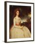 Portrait of Mrs. Moody Second Wife of Samuel Moody-George Romney-Framed Giclee Print