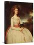Portrait of Mrs. Moody Second Wife of Samuel Moody-George Romney-Stretched Canvas