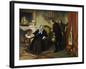 Portrait of Mrs Nava Contarini-Angelo Inganni-Framed Giclee Print