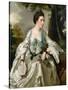 Portrait of Mrs. Nicholas Ashton, Nee Mary Warburton Philpot, 1769-Joseph Wright of Derby-Stretched Canvas