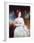 Portrait of Mrs North-George Romney-Framed Giclee Print