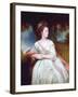 Portrait of Mrs North-George Romney-Framed Giclee Print