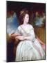 Portrait of Mrs North-George Romney-Mounted Giclee Print