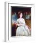 Portrait of Mrs North-George Romney-Framed Giclee Print