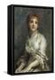 Portrait of Mrs Pisani Dossi, 1880-Daniele Ranzoni-Framed Stretched Canvas