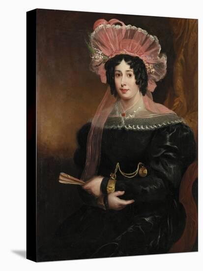 Portrait of Mrs Richard Grainger, C.1827-James Ramsay-Stretched Canvas