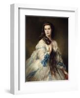 Portrait of Mrs. Rimsky Korsakov, 1864-Franz Xaver Winterhalter-Framed Art Print