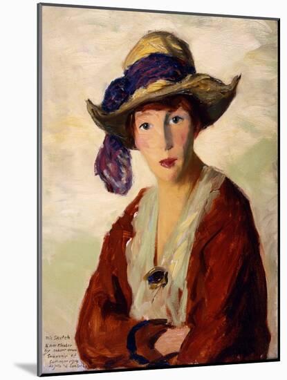 Portrait of Mrs. Robert Henri, 1914-Robert Cozad Henri-Mounted Giclee Print
