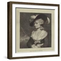 Portrait of Mrs Robinson-Sir Joshua Reynolds-Framed Giclee Print