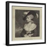 Portrait of Mrs Robinson-Sir Joshua Reynolds-Framed Giclee Print