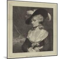 Portrait of Mrs Robinson-Sir Joshua Reynolds-Mounted Giclee Print