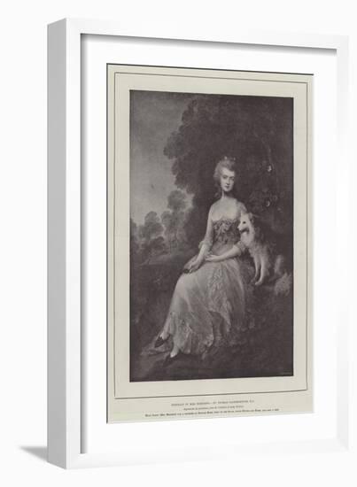 Portrait of Mrs Robinson-Thomas Gainsborough-Framed Giclee Print